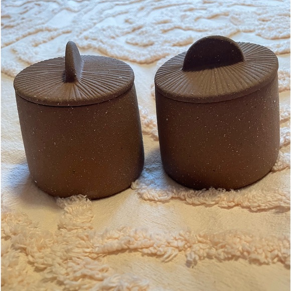 Anthropologie  Citrine spice jars. Set of two. Brand new in box. - Picture 1 of 5